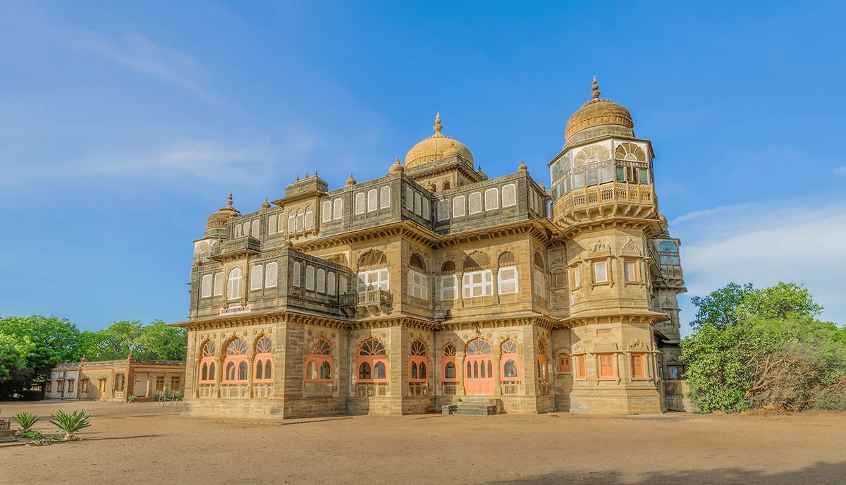 The Historic Vijay Vilas Palace beachfront royal residence in Mandvi Kutch