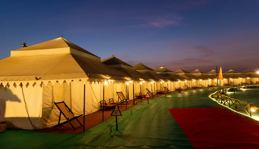 Dhordo tent city White Rann — Gujarat Tourism